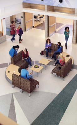 children around a laptop